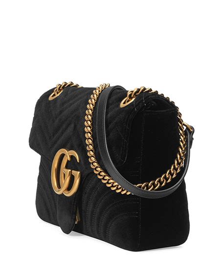 Gucci marmont suede bag